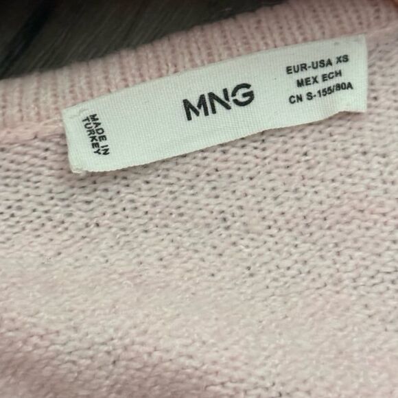 Mango MNG coquette textured knit square neck sweater - Picture 6 of 6